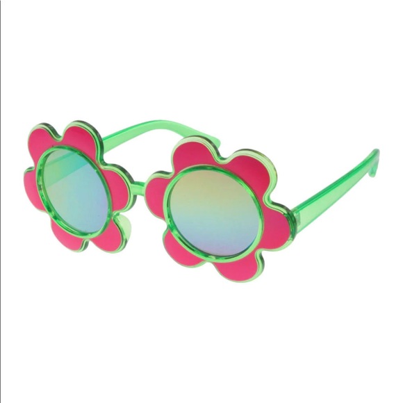 Dreamgirl Green Floral Sunglasses - Picture 2 of 5